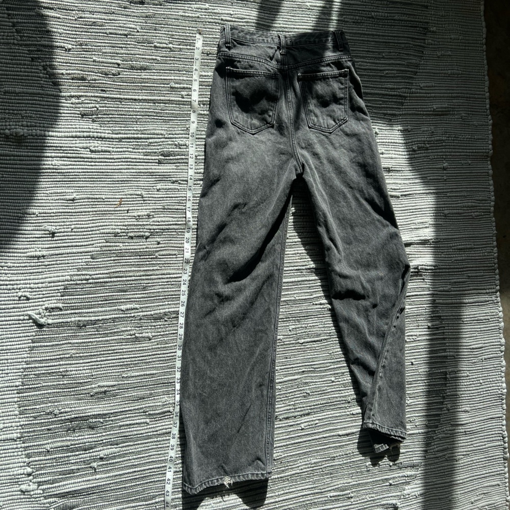 12th Tribe: Brooklyn Washed Black Slash Boyfriend Jeans - Picture 14 of 16